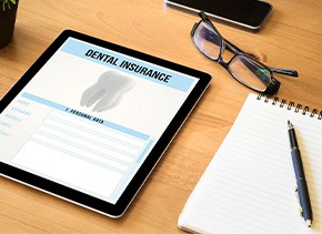 a digital dental insurance form